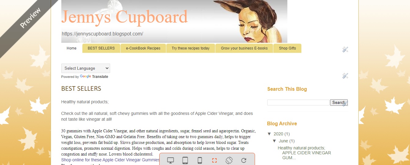 Jenny's Cupboard Blog Preview Image